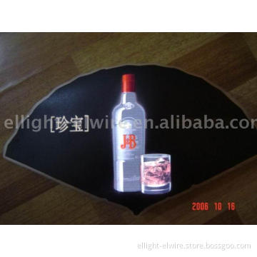 Ultrathin. It is low to consume energy. EL sheet poster. EL light products,EL Glowing Poster,EL Flashing sheet